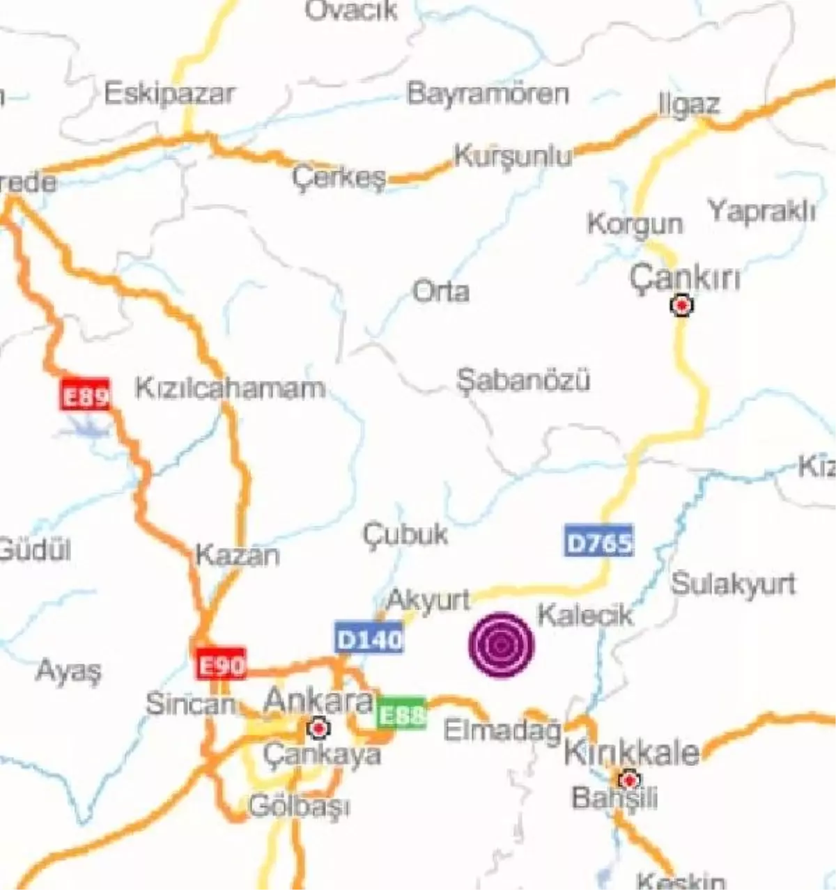 Ankara\'da 3,5 büyüklüğünde deprem