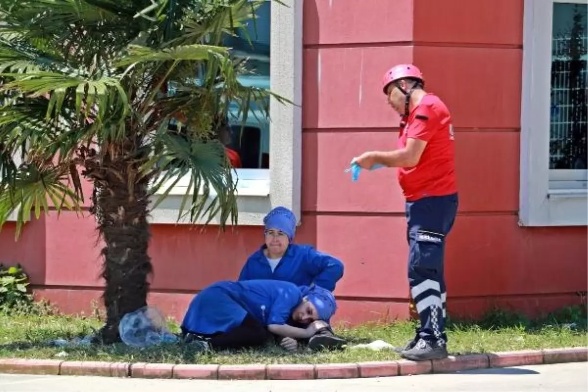 Fabrikada dumandan etkilenen 23 işçi hastaneye kaldırıldı