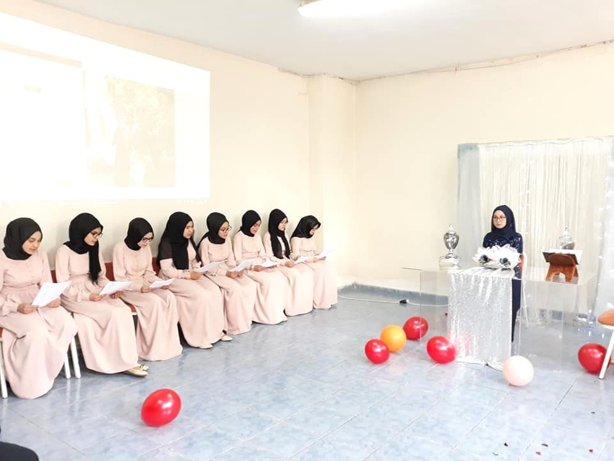 Genç hafızın taç giyme törenine ilçe protokolü eksiksiz katıldı