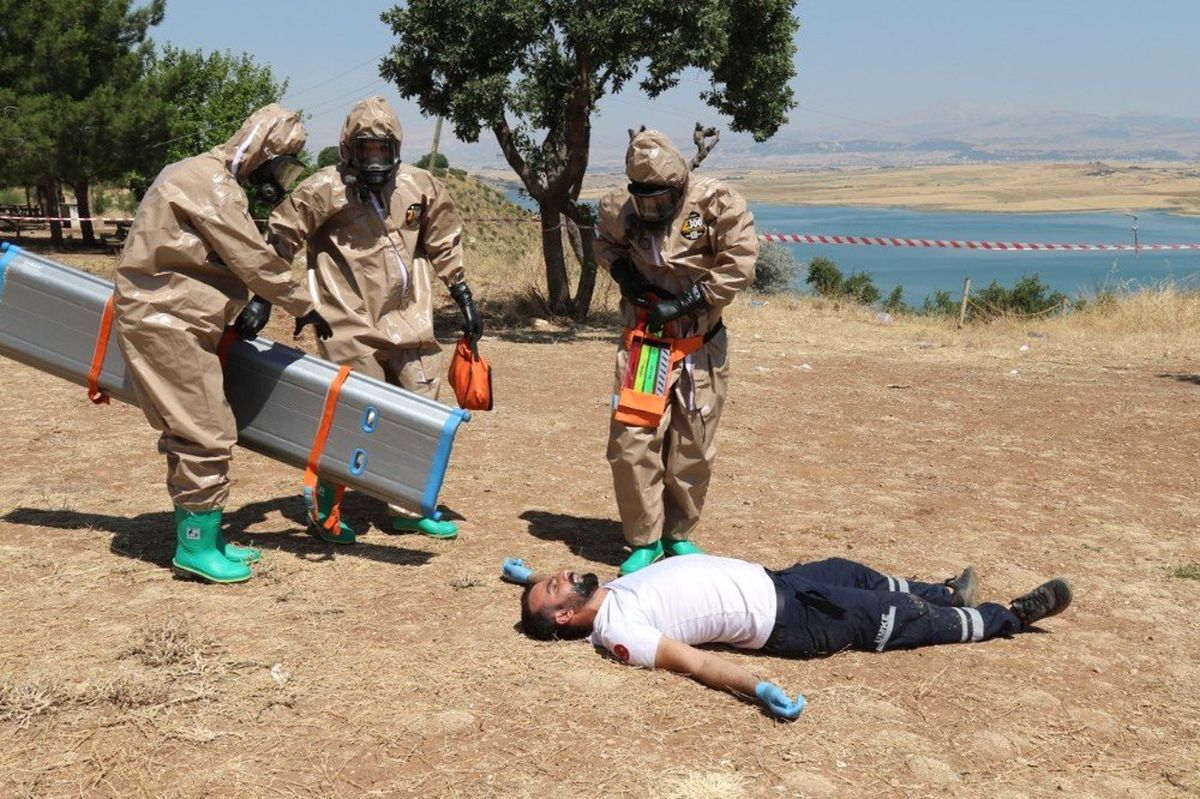 Mesire alanında KBRN eğitim düzenlendi