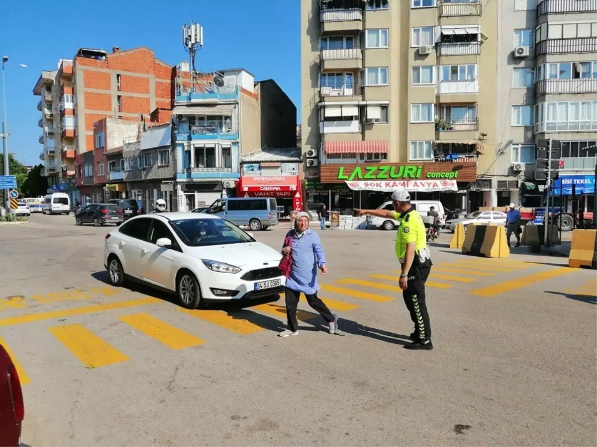 Polis, Yaya önceliği denetimi yaptı