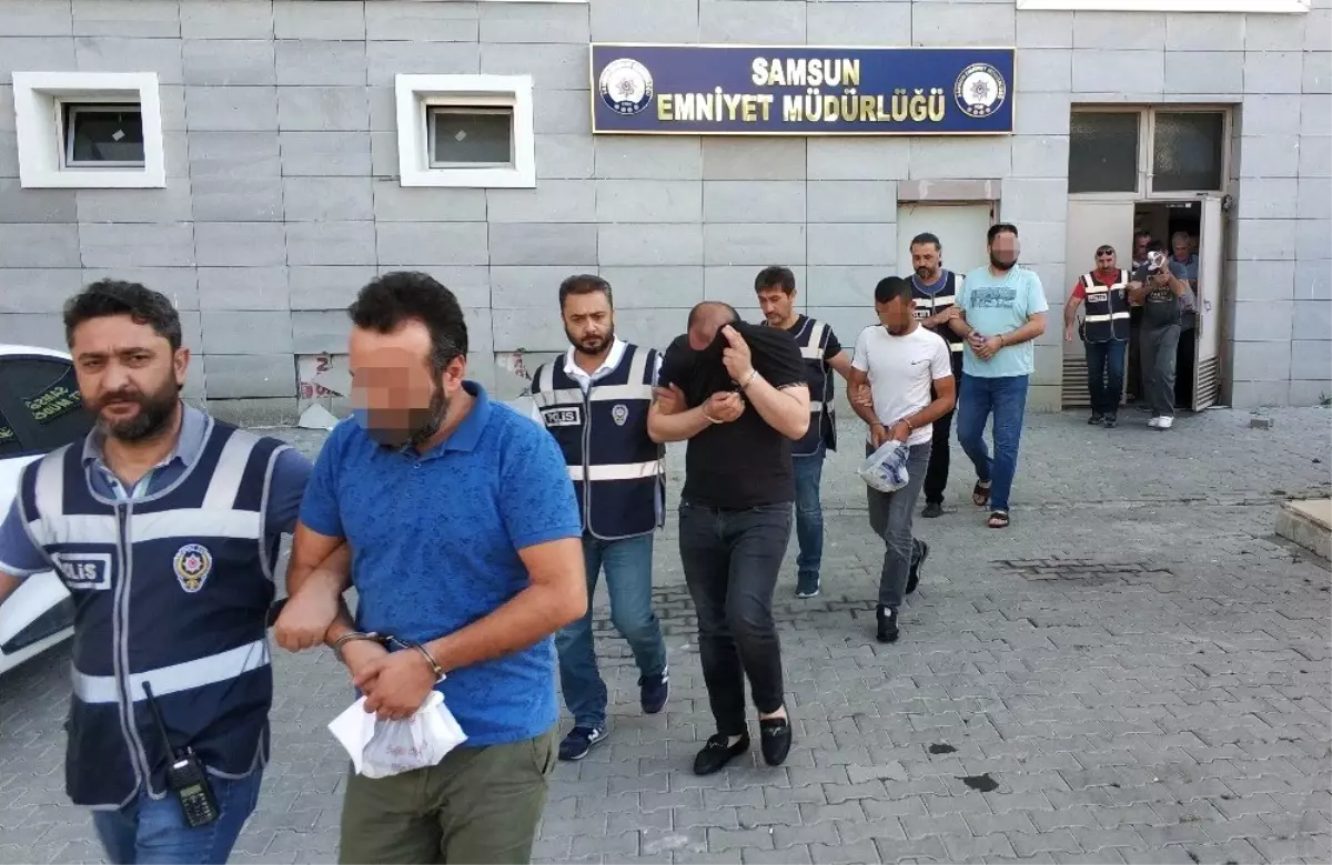 Samsun merkezli change operasyonundan 14 kişi adliyeye sevk edildi