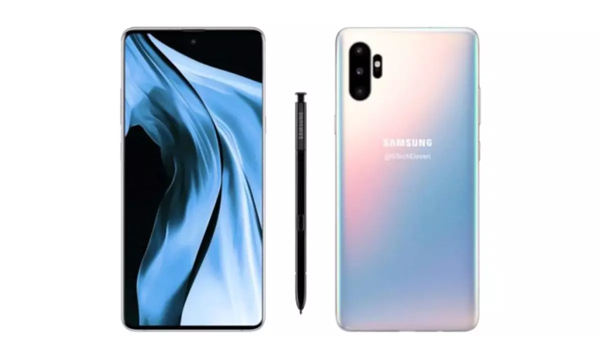 Samsung\'un Note10+ İsmiyle Gelecek Cihazı Kanlı Canlı Görüntülendi (Video)