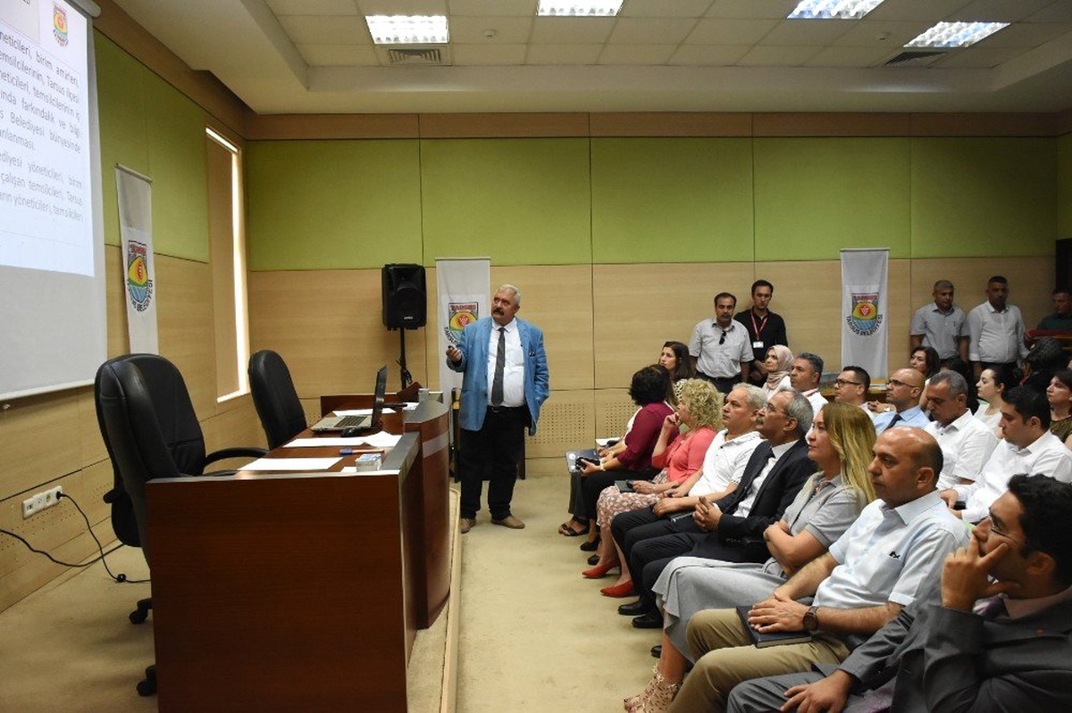 Tarsus Belediyesi personeline iş sağlığı ve güvenliği eğitimi
