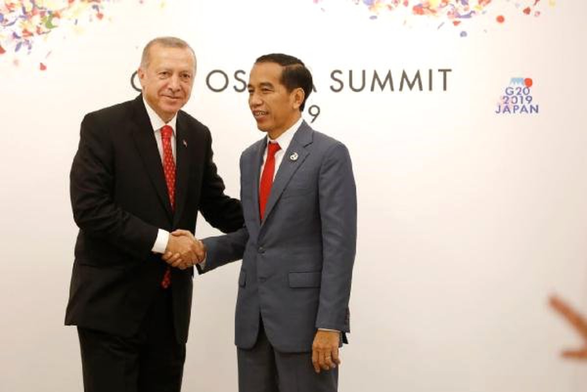 Cumhurbaşkanı Erdoğan, Endonezya Cumhurbaşkanı Widodo ile görüştü