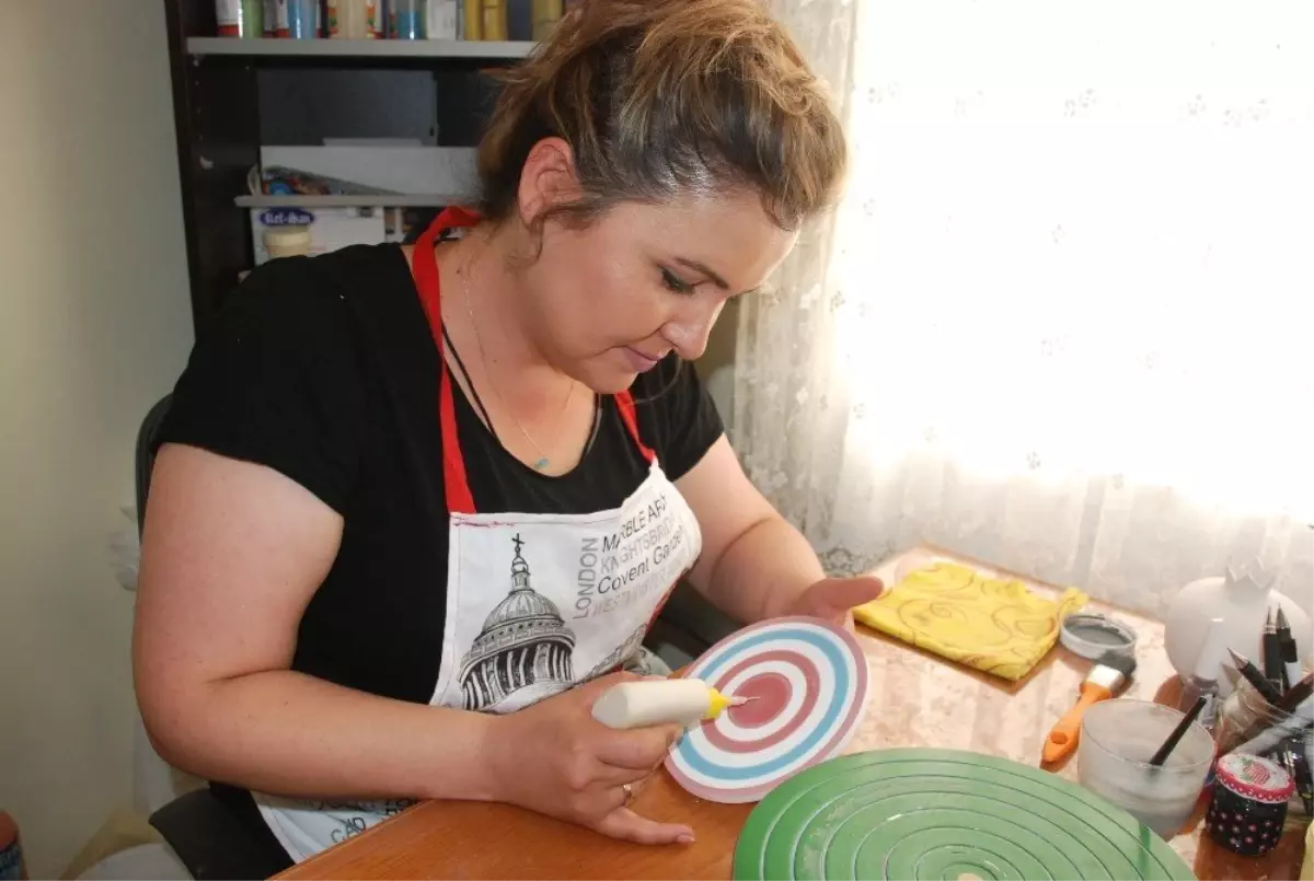 Hayali gerçek oldu, sanat atölyesi kurdu