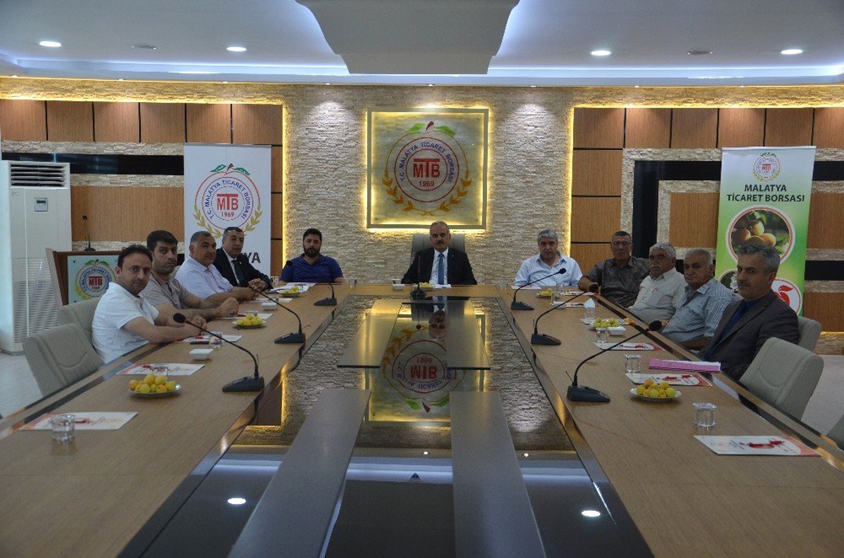 Malatya Ticaret Borasında Haziran Ayı Meclisi toplandı