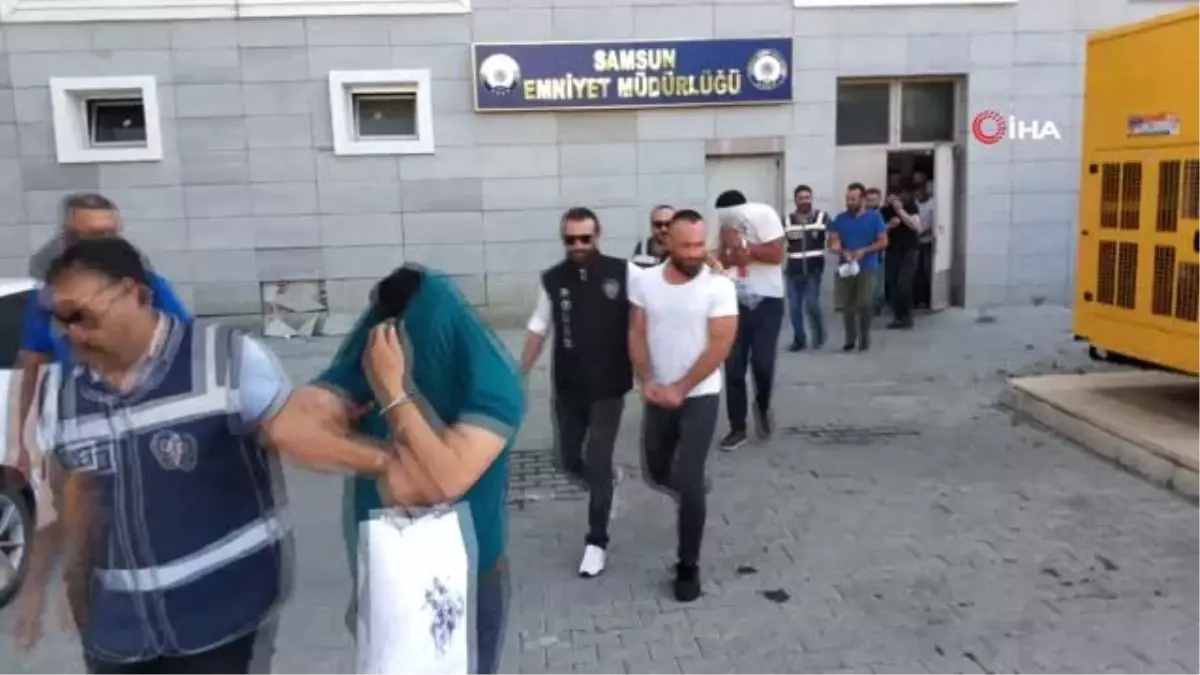 Samsun merkezli change operasyonundan 14 kişi adliyeye sevk edildi