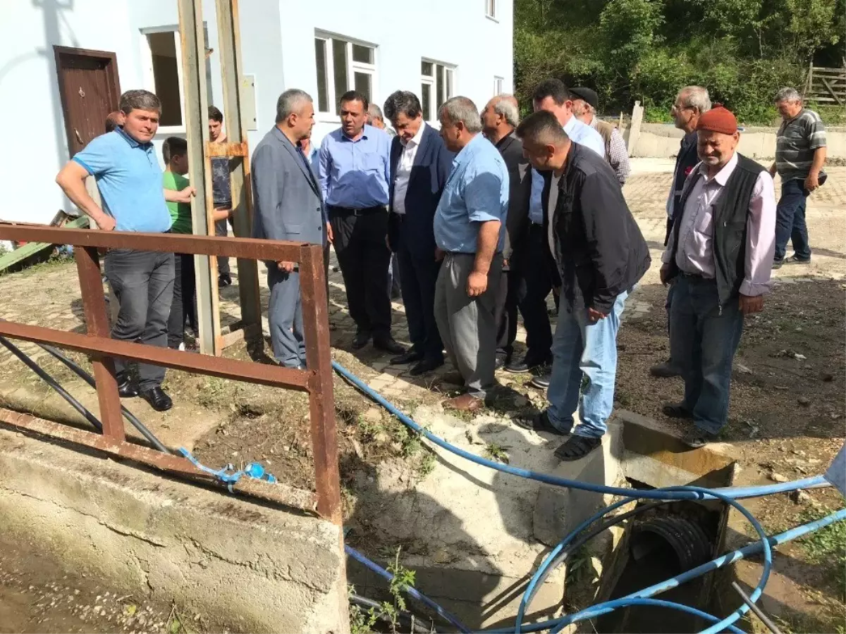 AK Partili vekiller köylülerle bir araya gelerek incelemelerde bulundu