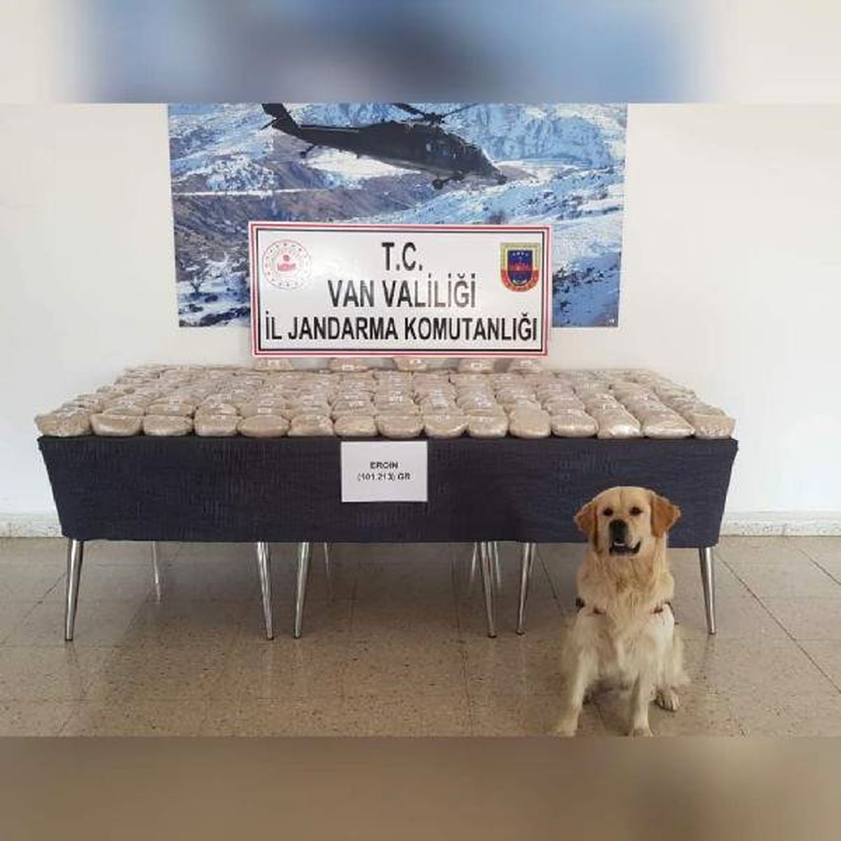 Başkale\'de 101 kilo eroin ele geçirildi