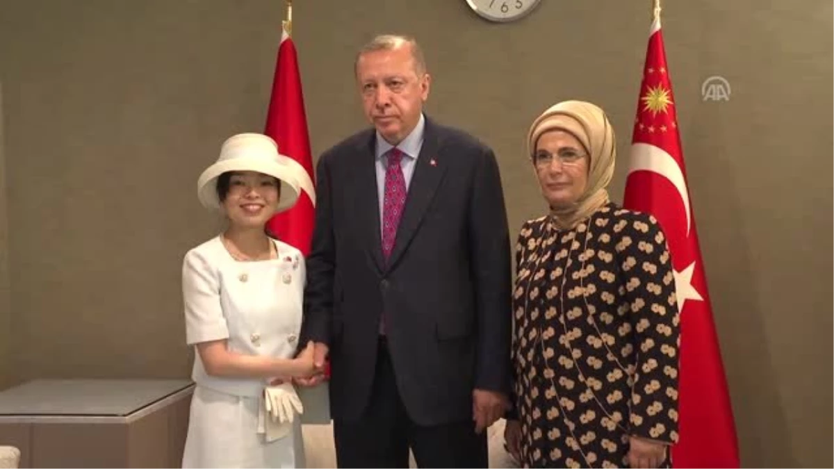 Cumhurbaşkanı Erdoğan, Altes Prenses Akiko ile bir araya geldi