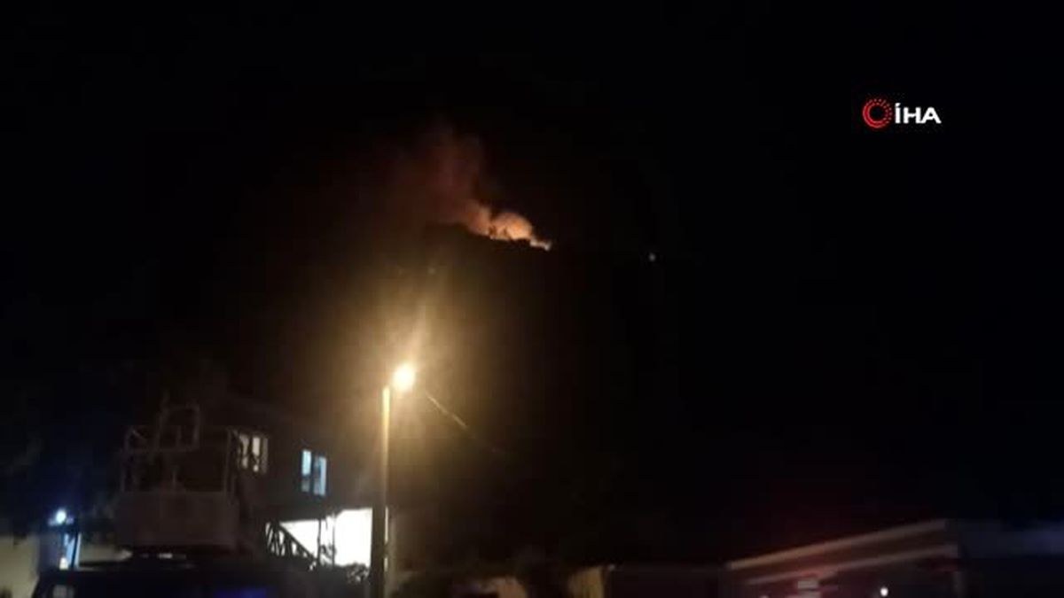 Datça\'da 11 saattir devam eden yangında kasıt şüphesi