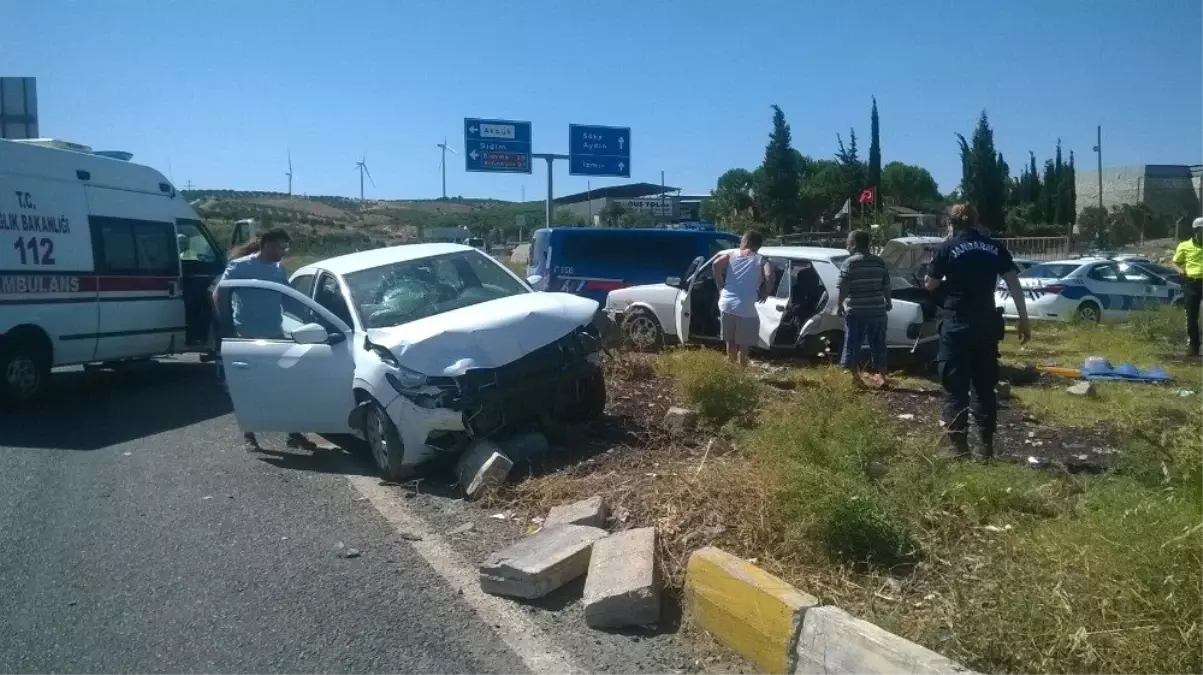 Didim\'de trafik kazası: 1 yaralı