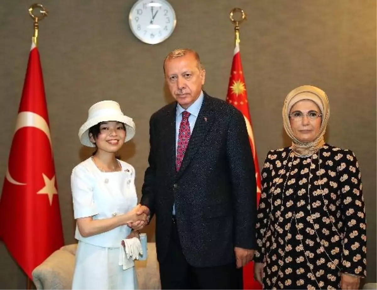 Erdoğan, Altes Prenses Akiko ile görüştü