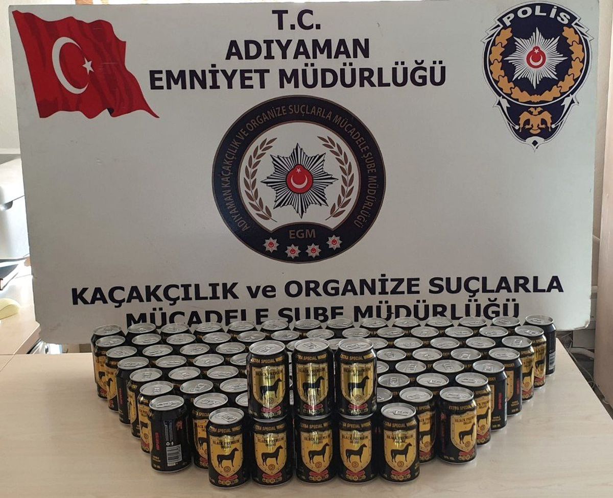 Adıyaman\'da kaçak içki operasyonu