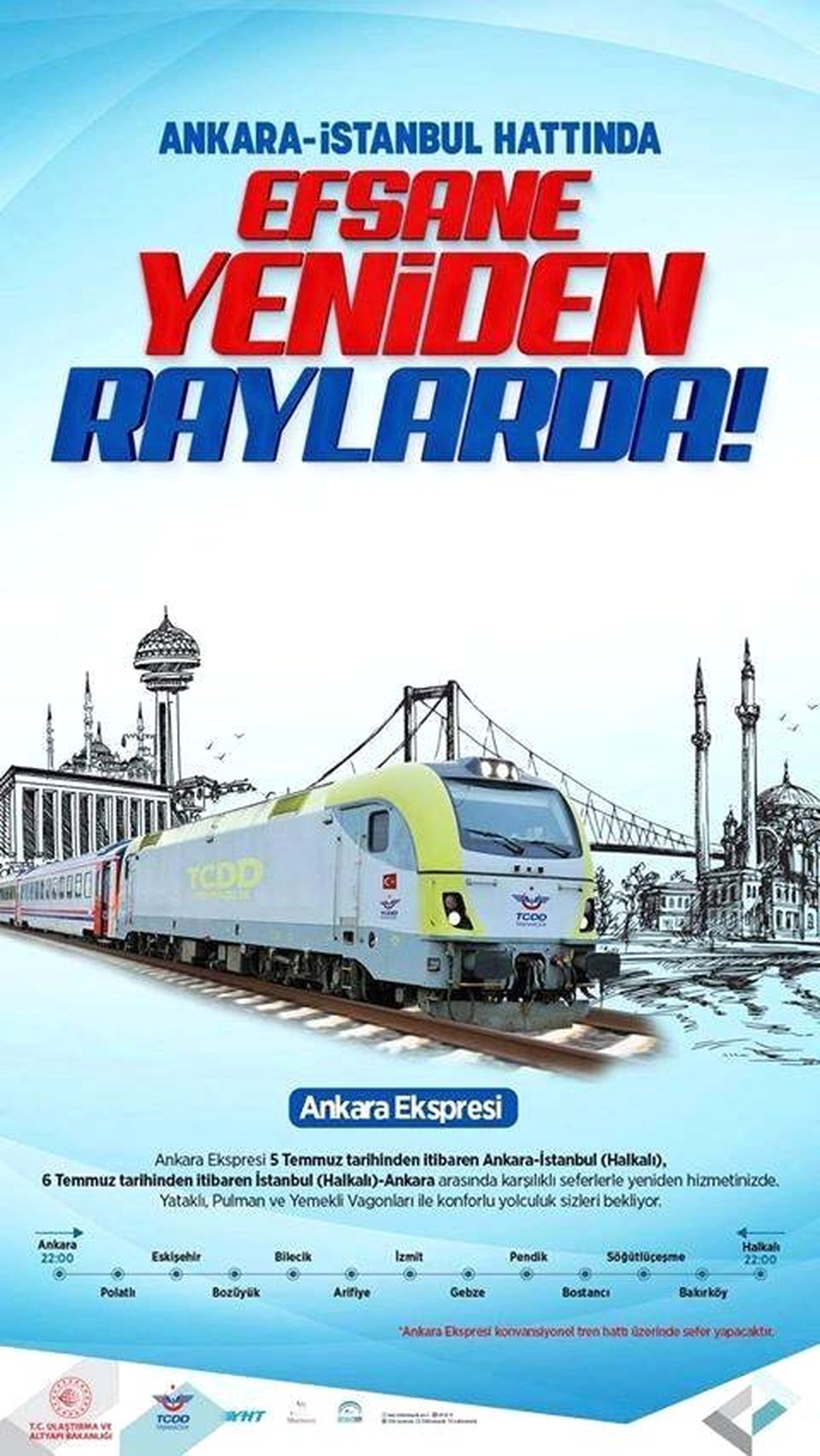 Bilecik\'te Ankara Ekspresi heyecanı