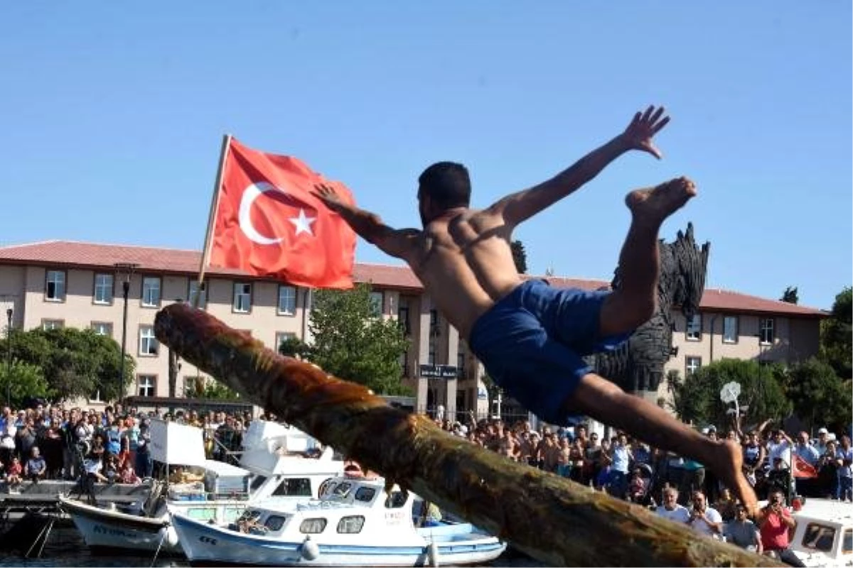 Çanakkale\'de 10 yıl sonra yağlı direk heyecanı