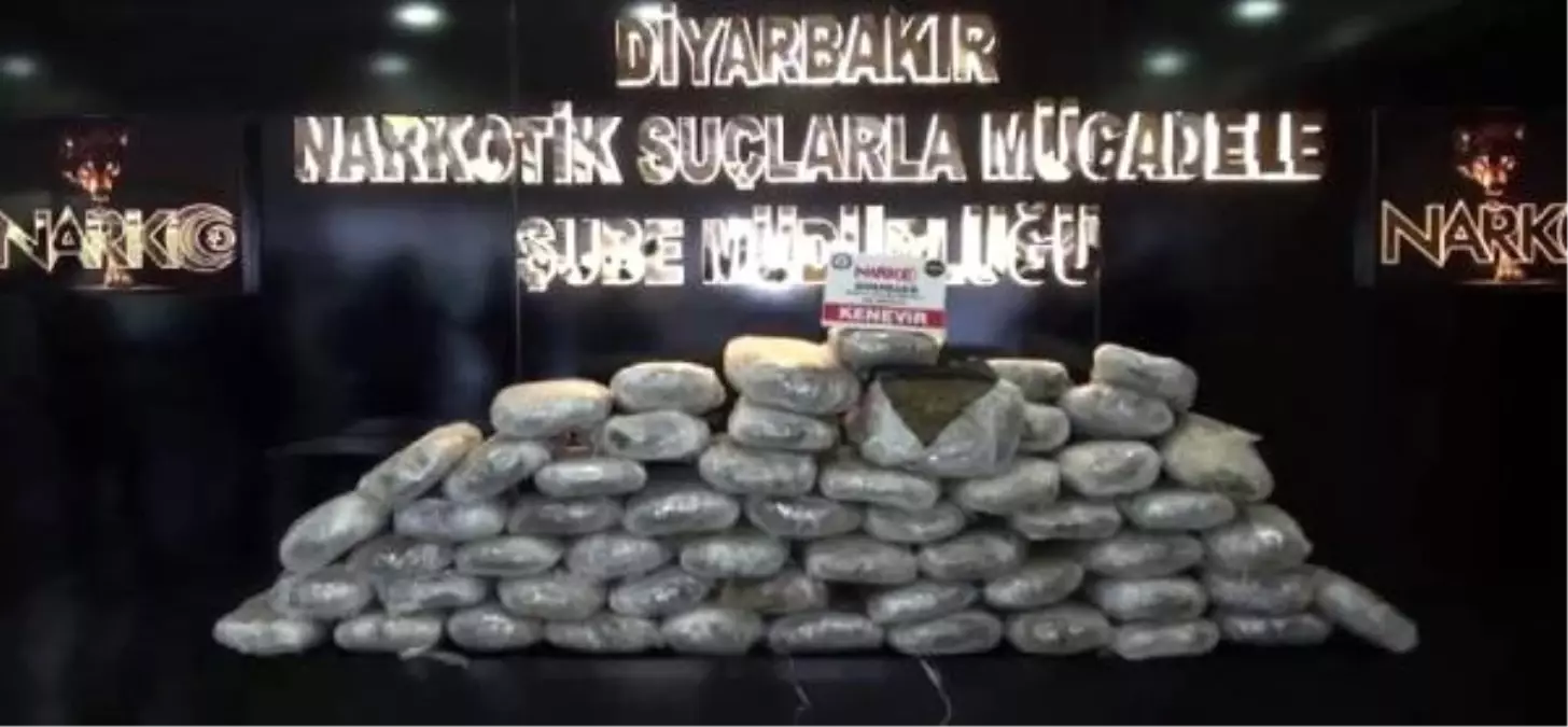 Diyarbakır\'da 147 kilo 500 gram esrar ele geçirildi