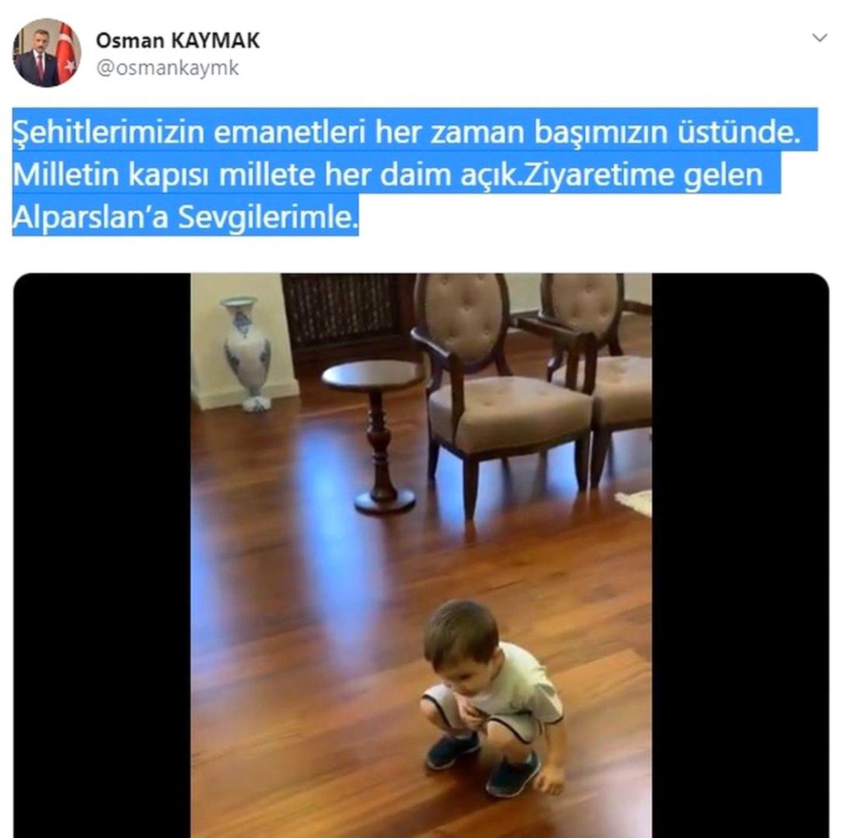 Samsun Valisi Osman Kaymak\'tan alkışlanacak hareket