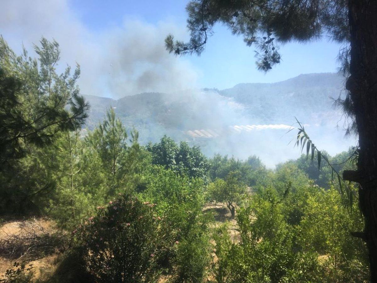 Silifke\'de orman yangını çıktı