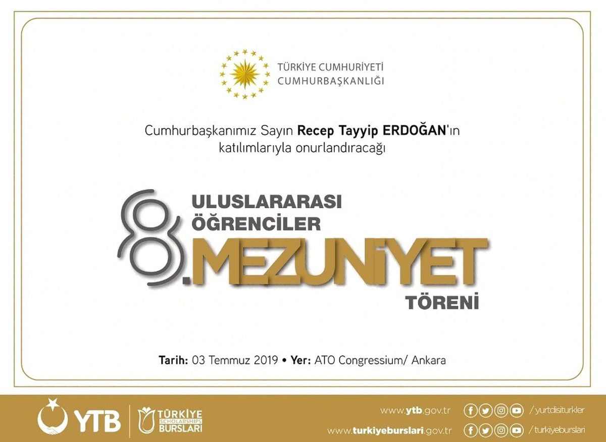 Uluslararası öğrenciler mezuniyet heyecanı yaşıyor