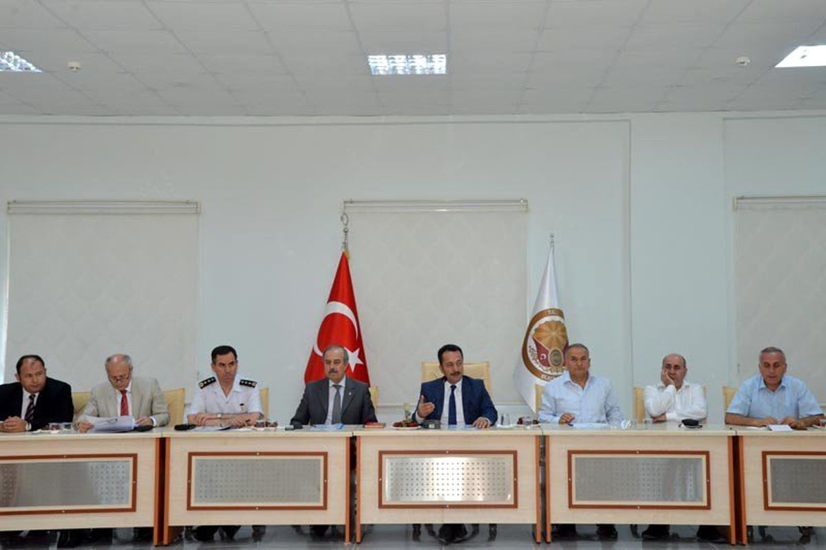 Vali Şentürk, kaymakamlar ve il idare şube başkanlarıyla buluştu