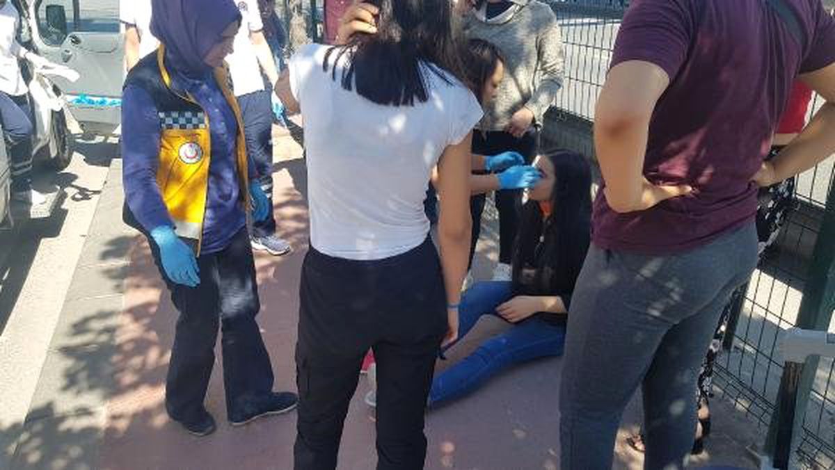 Yaya geçidinde üniversiteli Eda\'ya çarpıp, kaçtı