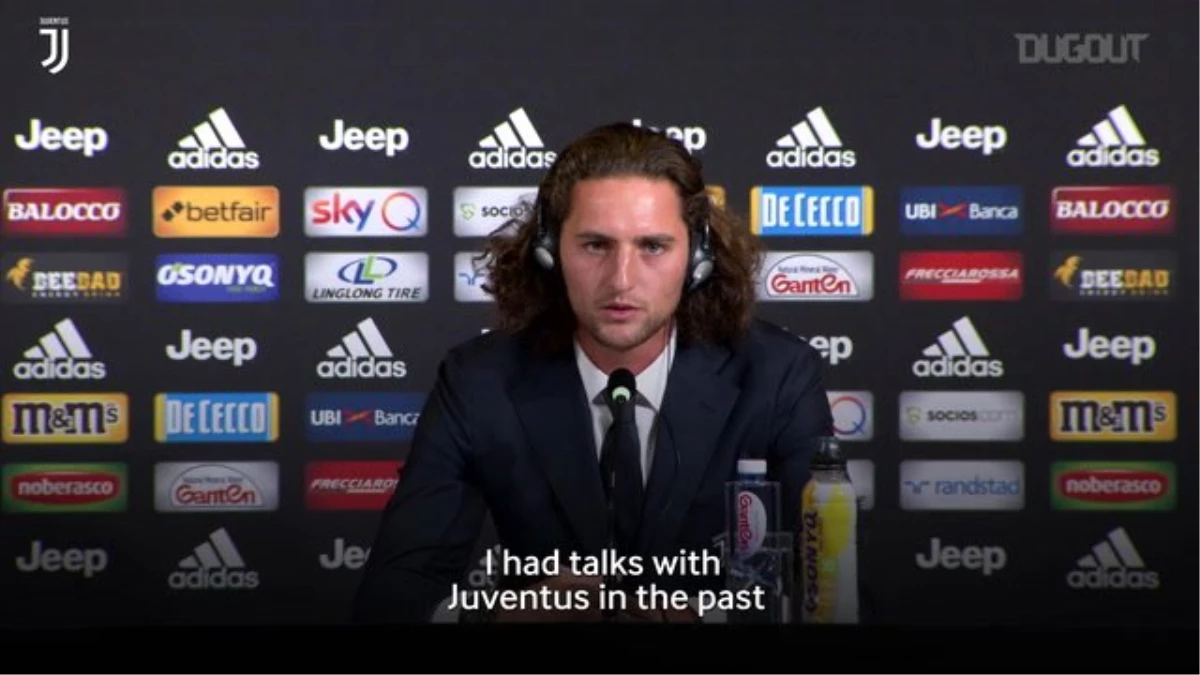 Adrien Rabiot, ilk Juventus basın toplantısı düzenledi
