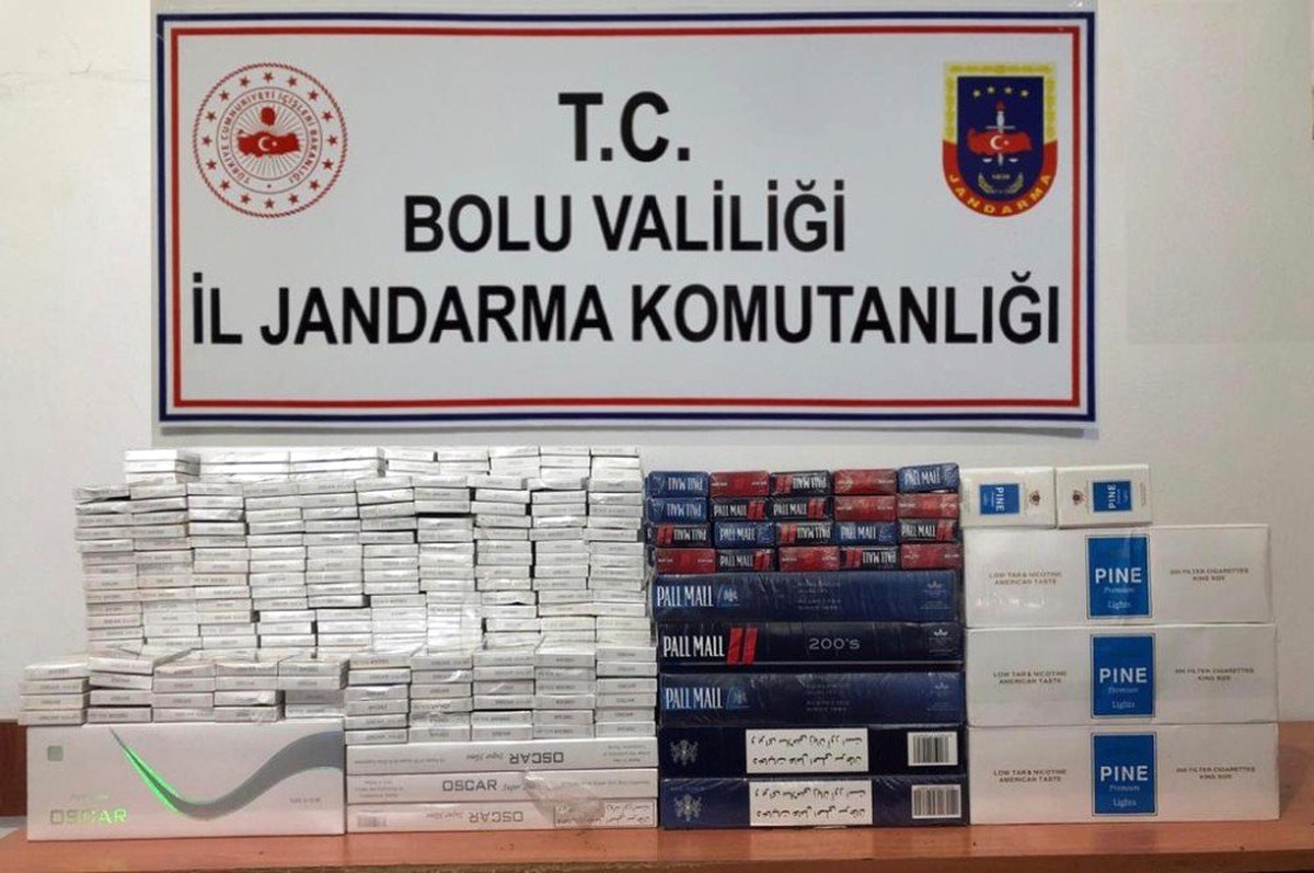 Bolu\'da, kaçak sigara operasyonu: 6 gözaltı
