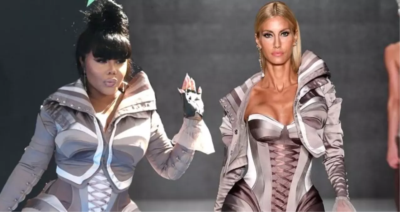 Çağla Şıkel\'e özenen Dünyaca ünlü şarkıcı Lil Kim, dalga konusu oldu