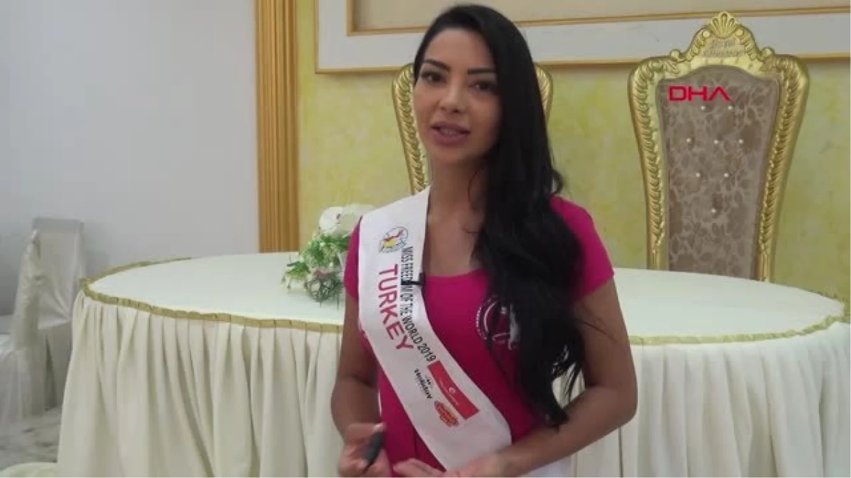 DHA DIŞ - Miss Freedom Of The World 2019 güzellik yarışmasının birincisi Gizem Şahin