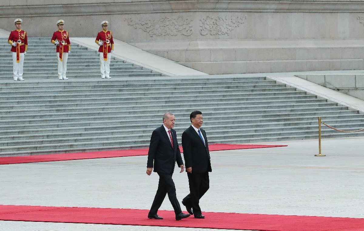 Erdoğan, Çin\'de resmi törenle karşılandı
