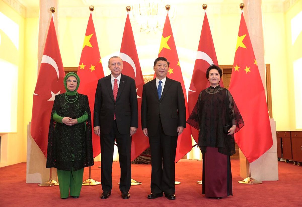 Erdoğan ve Xi aile fotoğrafında