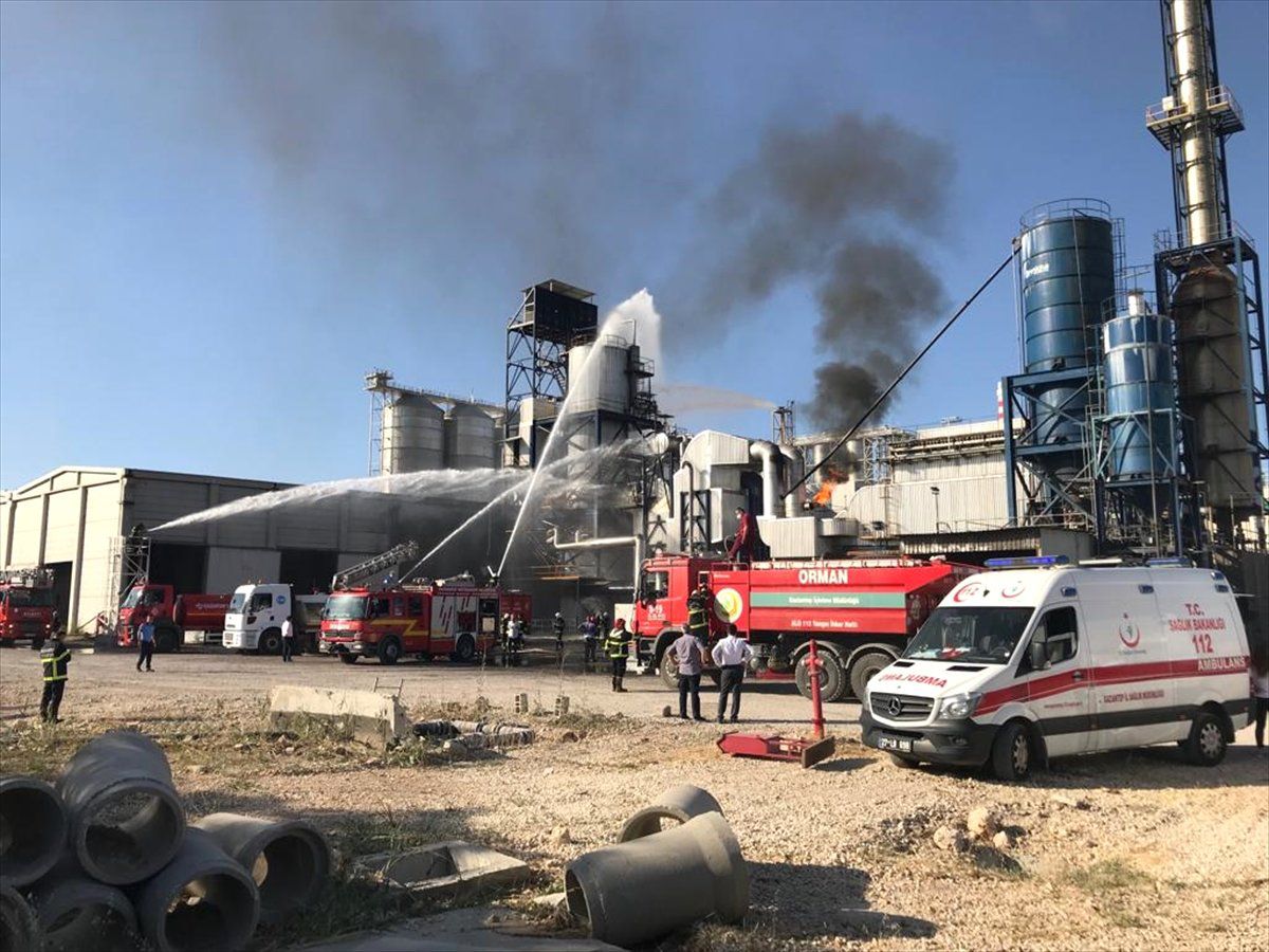 Gaziantep\'te fabrika yangını