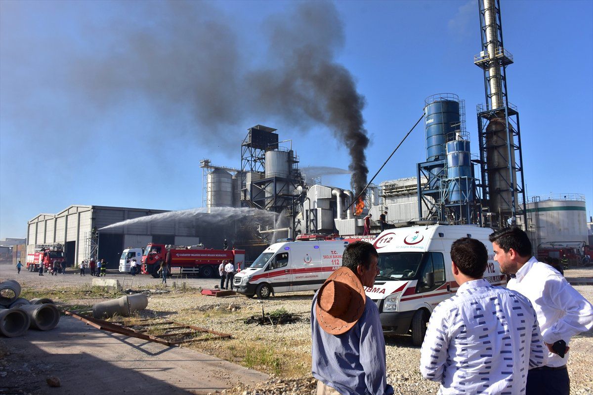 GÜNCELLEME - Gaziantep\'te fabrika yangını