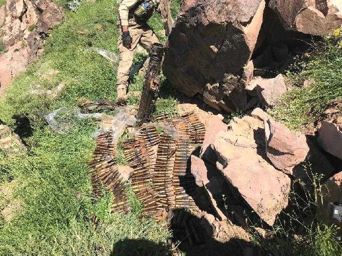 Hakkari\'de PKK\'nın silah ve mühimmatı ele geçirildi