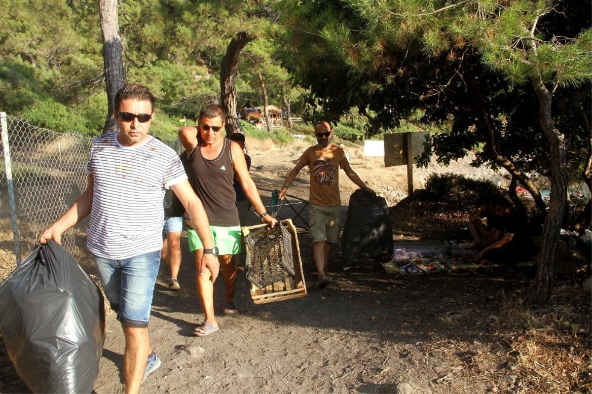 Kabak Koyu Kontrolsüz Çadırcılardan Kurtuldu