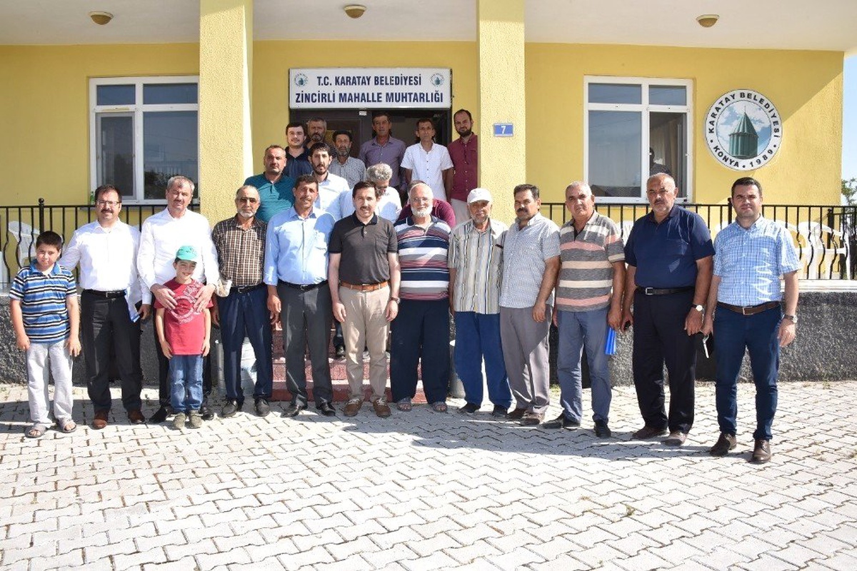 Karatay\'da mahalle ziyaretleri sürüyor