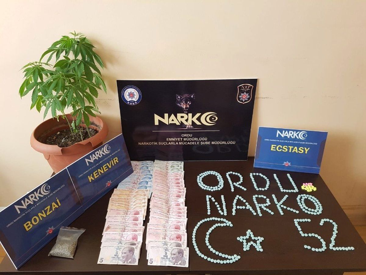 Ordu\'da uyuşturucu operasyonu: 2 tutuklama