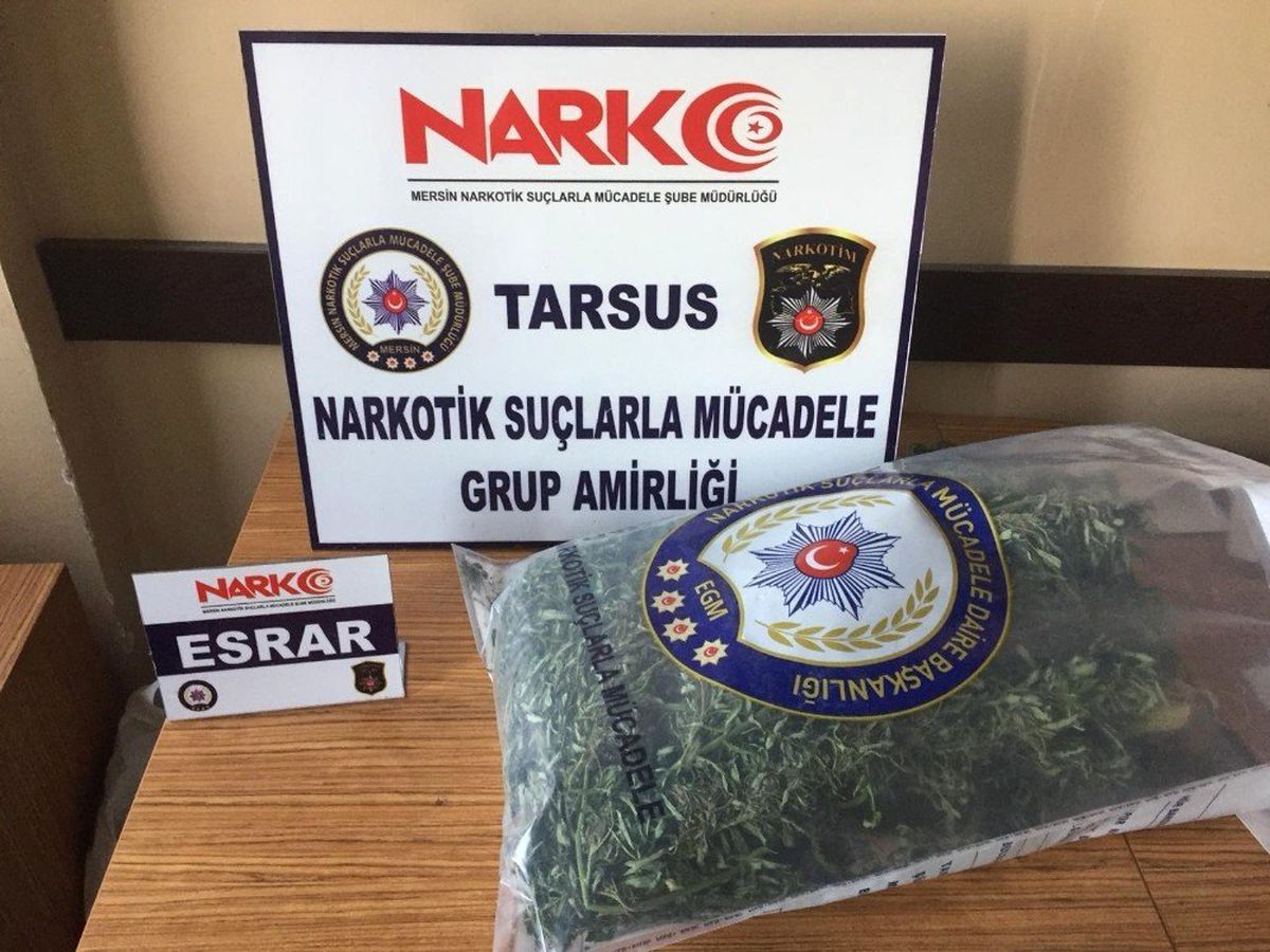 Tarsus\'ta 7 kilo uyuşturucu ele geçirildi