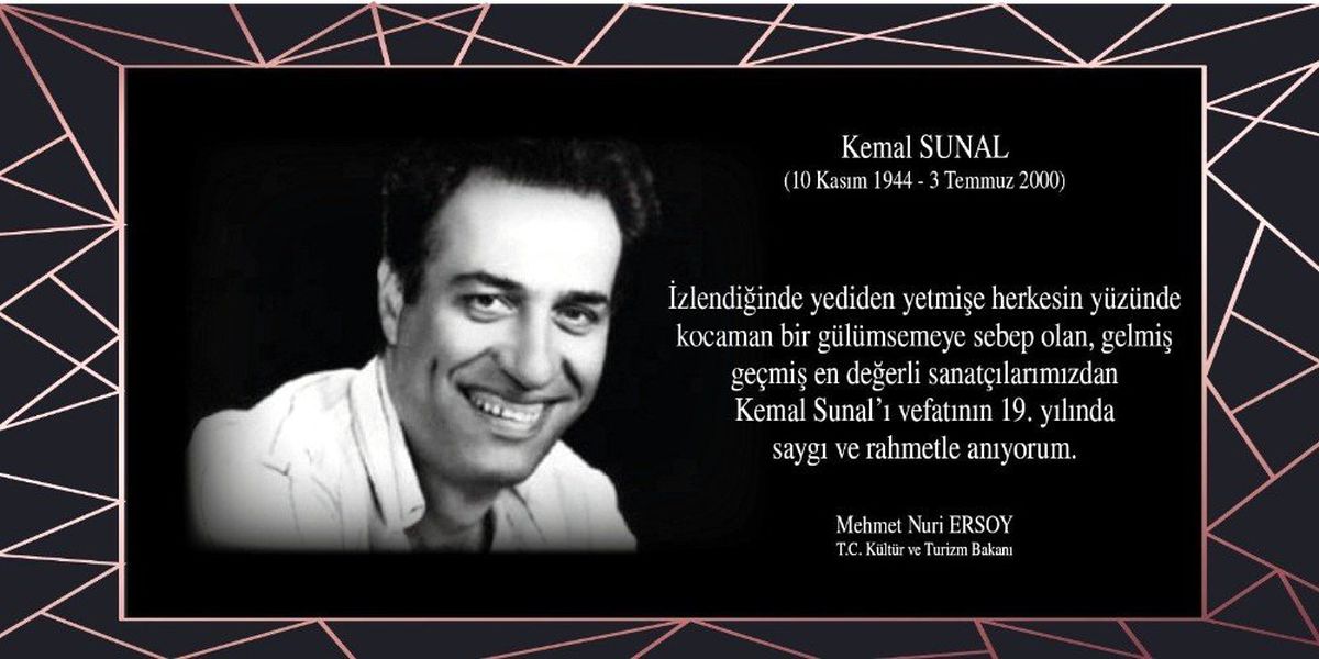 Bakan Ersoy\'dan Kemal Sunal paylaşımı