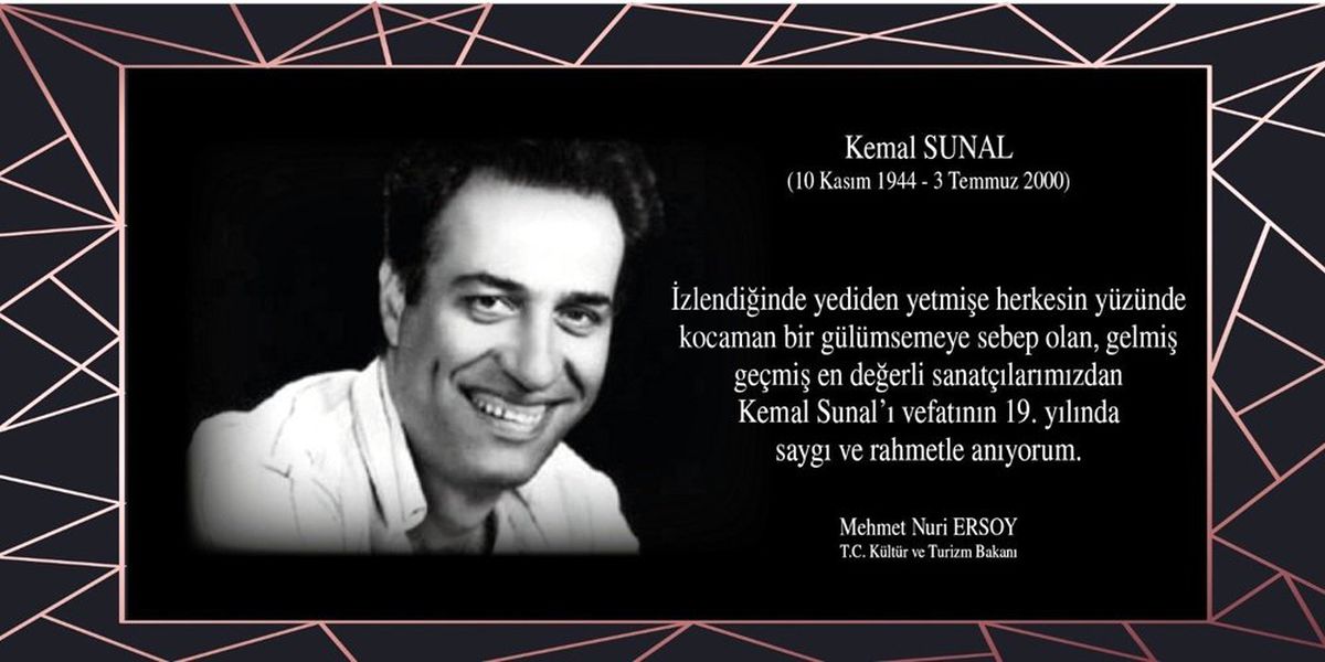 Bakan Ersoy\'dan Kemal Sunal paylaşımı