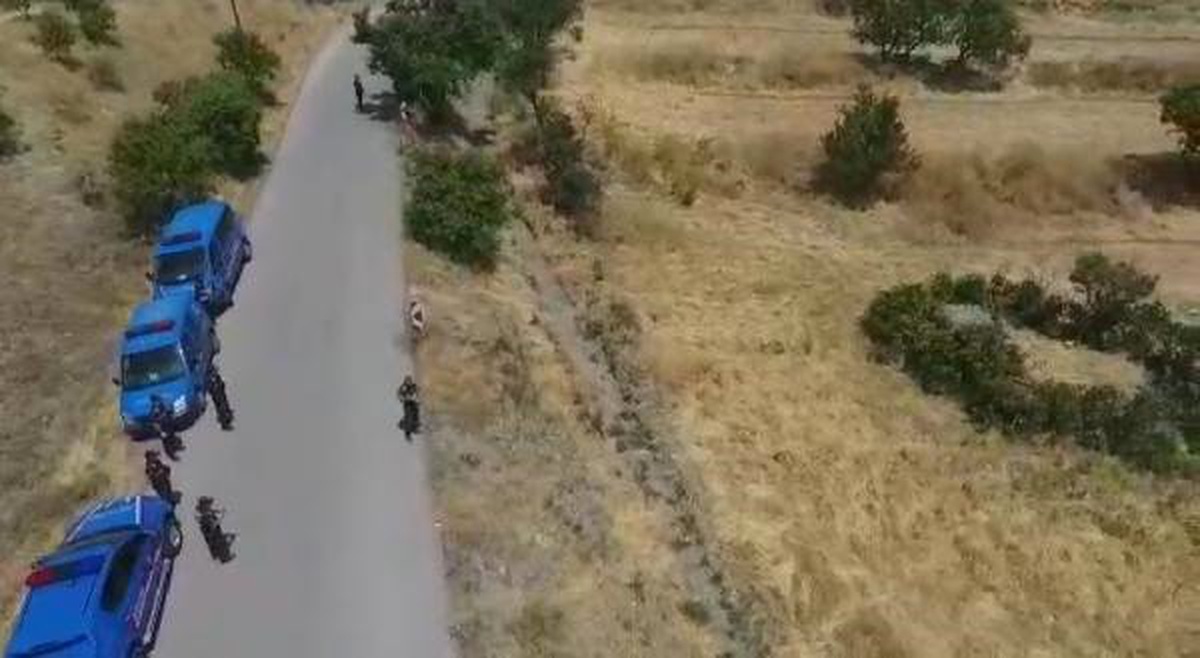 Elazığ\'da kaçak kazı yapan 4 kişiye drone ile suçüstü