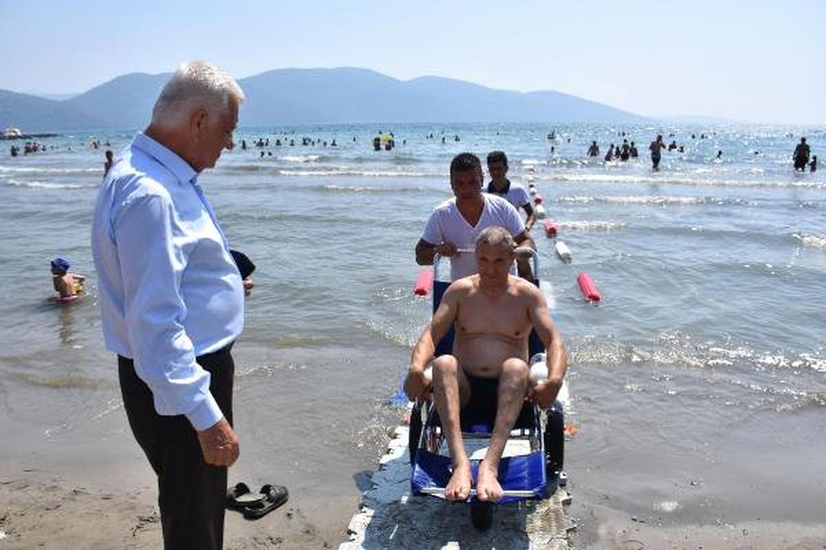 Engelsiz plajlar hayatı kolaylaştırıyor