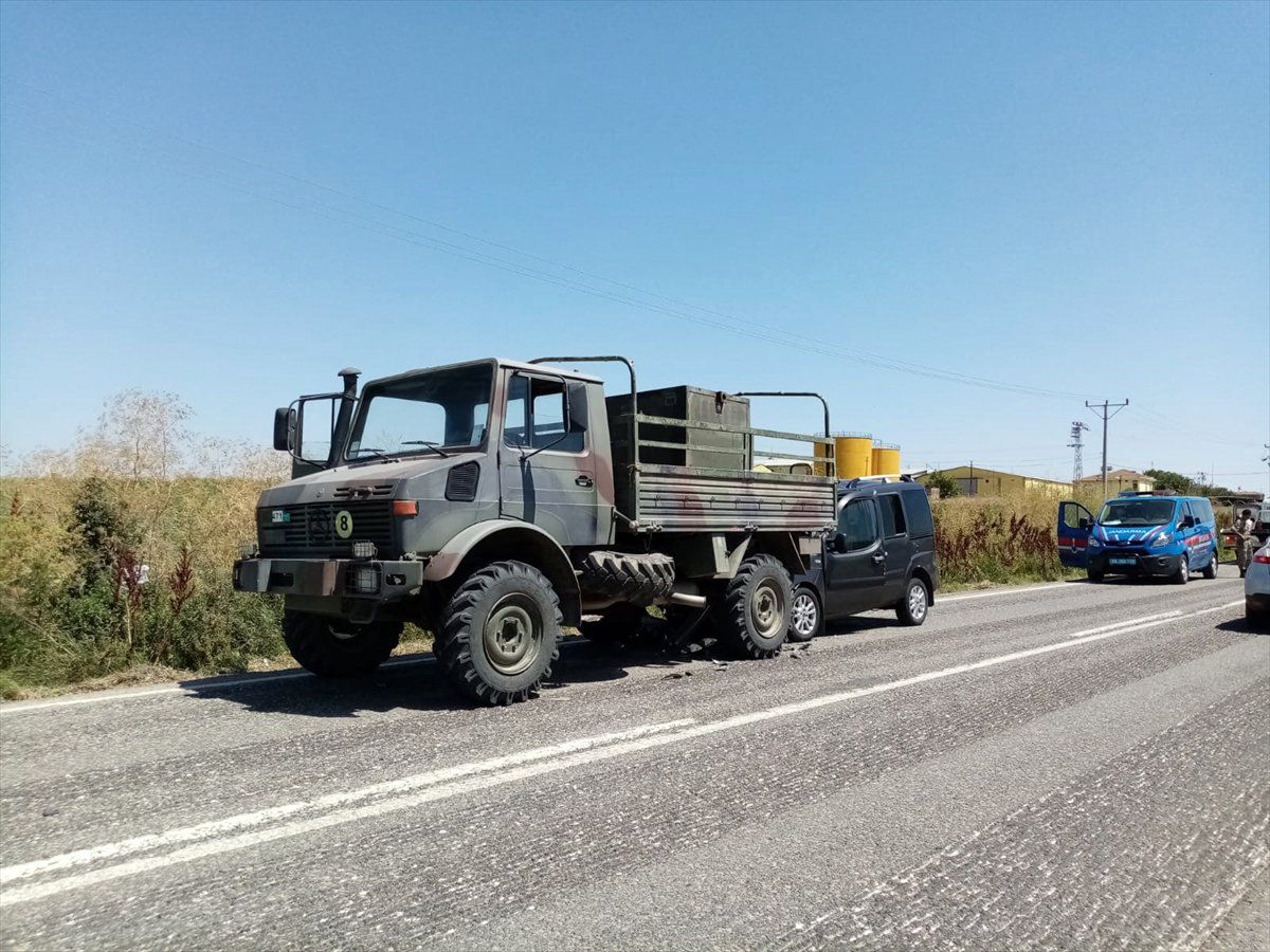 Malkara\'da trafik kazası: 1 yaralı