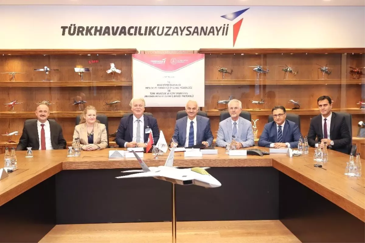 MEB ve TUSAŞ milli uçak ve helikopteri hayata geçirecek teknisyenler yetiştirecek