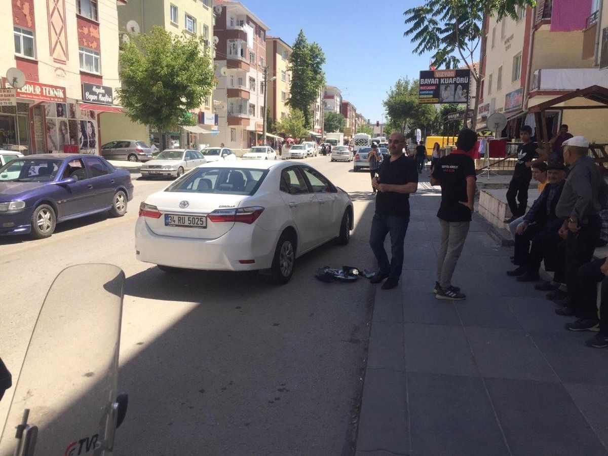Sincan\'da trafik kazası; 1 yaralı