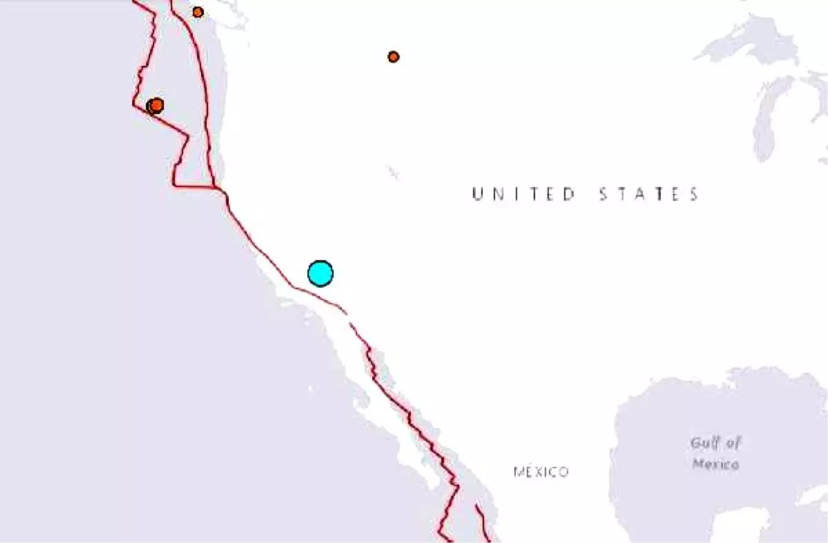ABD\'de 6.4 büyüklüğünde deprem