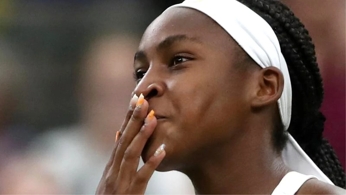 ABD\'li 15 yaşındaki tenisçi Gauff, Wimbledon\'da yıldızlara set vermeden rekor kırdı