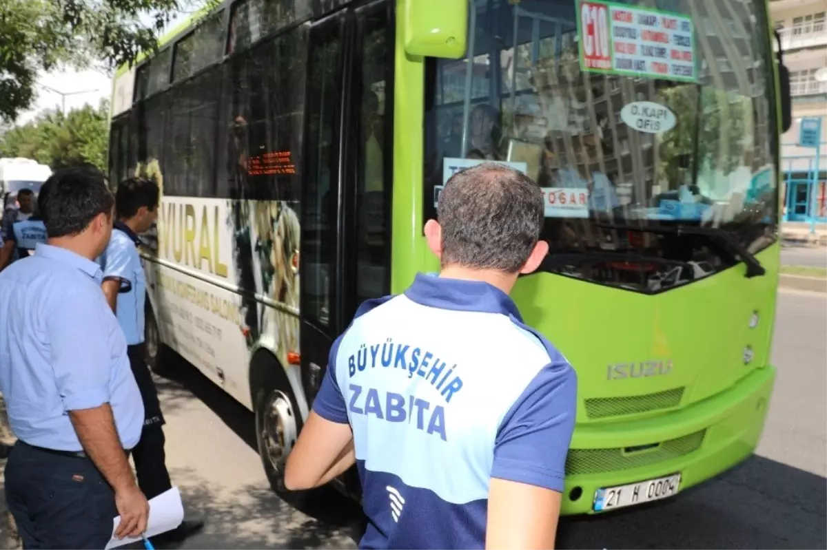 Diyarbakır\'da toplu taşıma araçlarında klima ve genel temizlik denetimi